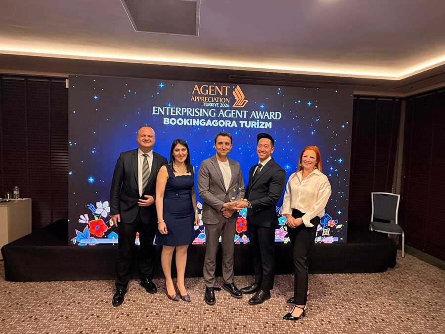 BOOKINGAGORA’YA SINGAPORE AIRLINES’TAN “ENTERPRISING AGENT” ÖDÜLÜ