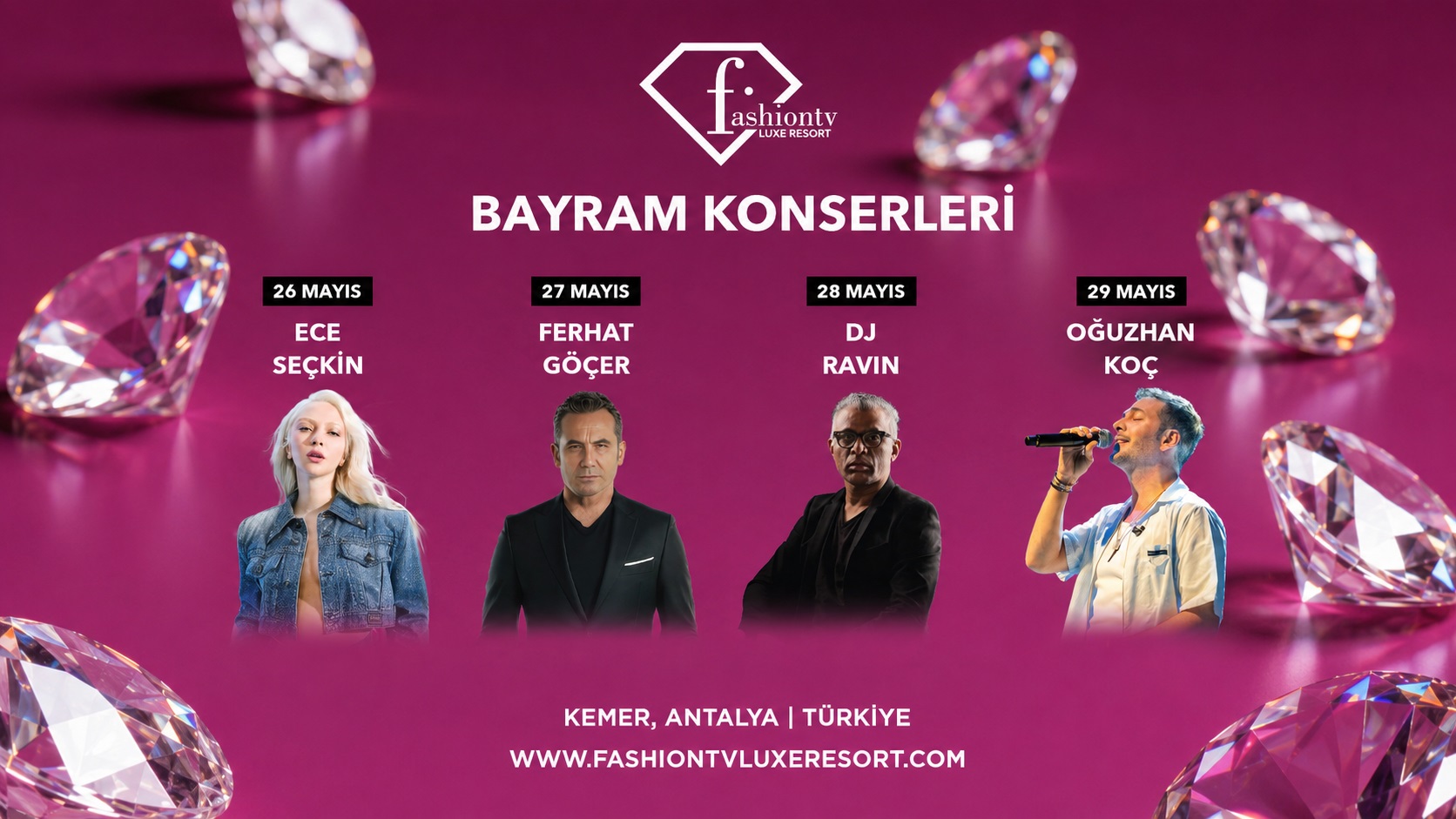 FASHIONTV LUXE RESORT’TA KURBAN BAYRAMI’NA ÖZEL MÜZİK VE EĞLENCE ŞÖLENİ