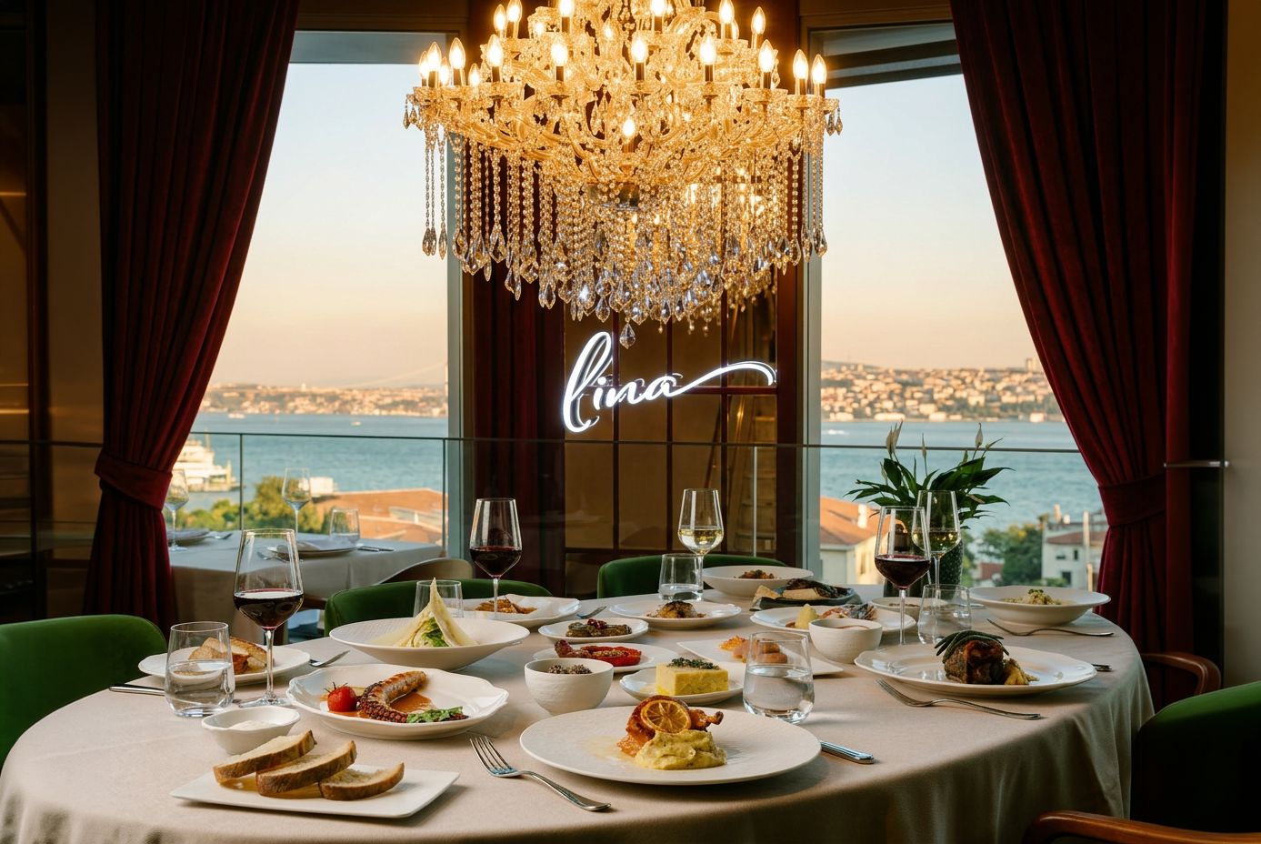 KARAKÖY’ÜN BOĞAZ’A HAKİM SİLUETİNDE YENİ BİR GASTRONOMİ ADRESİ: LİNA ANATOLIAN  