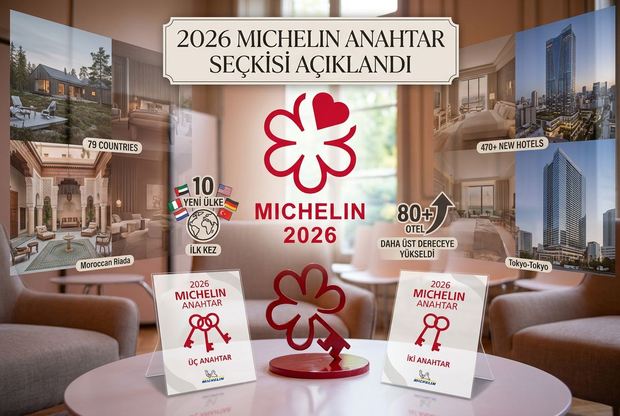 DÜNYANIN EN İYİ KONAKLAMA DENEYİMLERİNİ KEŞFETME ZAMANI: 2026 MICHELIN ANAHTAR SEÇKİSİ AÇIKLANDI